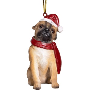 image:imageDesign Toscano Black Labrador Retriever Holiday Dog Christmas Tree OrnamentPug