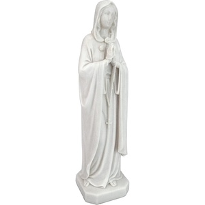 image:imageDesign Toscano Blessed Virgin Mary of Unconditional Love Religious Statue by artist Evelyn Myers Hartley 8 inch Medium WhiteVirgin Mary White Large