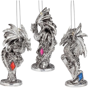 image:imageDesign Toscano Blitzer the T Rex Dinosaur Christmas Tree Ornament 5 InchAmesbury