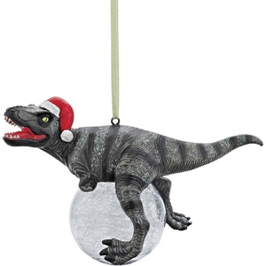 image:imageDesign Toscano Blitzer the T Rex Dinosaur Christmas Tree Ornament 5 InchBlitzer