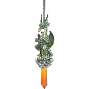 image:imageDesign Toscano Blitzer the T Rex Dinosaur Christmas Tree Ornament 5 InchCircles