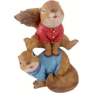 image:imageDesign Toscano Bright Eyes Solar Cat Garden StatueLeaping Squirrels