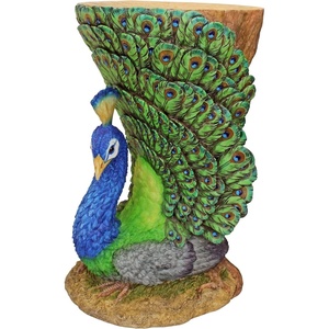 image:imageDesign Toscano British Decor Rex the Bachelor Bulldog Butler Side Table 27 Inch Full ColorProvocative Peacock