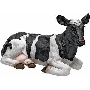 image:imageDesign Toscano Buttercup The Life Size Holstein Calf Dairy Cow StatueLounging