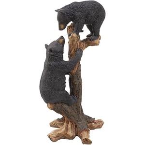 image:imageDesign Toscano Climbing Cubs Black Bear Statue