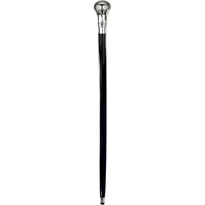 image:imageDesign Toscano Cobra Pewter Walking StickFlamboyant Floral Solid Hardwood Walking Stick