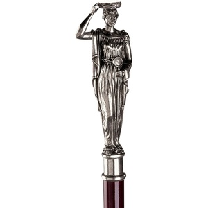 image:imageDesign Toscano Cobra Pewter Walking StickGreek Caryatid Pewter Walking Stick