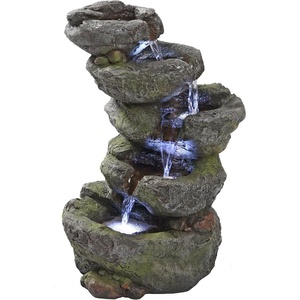 image:imageDesign Toscano Columbia Falls Illuminated Garden FountainBreakneck Fall Illuminated Fountain