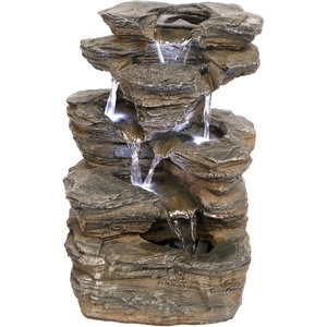 image:imageDesign Toscano Columbia Falls Illuminated Garden FountainDevil Thumb Fall Illuminated Fountain