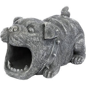 image:imageDesign Toscano Crash THE Squirrel RAIN GutterButch the Bulldog