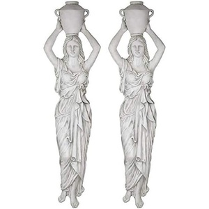 image:imageDesign Toscano Dione the Divine Greek Water Woman IndoorOutdoor Garden Statue Grande 38 inches tall Cast Stone Resin Antique Stone FinishAntique Stone