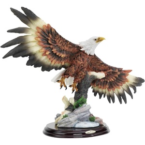 image:imageDesign Toscano Freedoms Pride Eagle Plaque LargeWingspan Bald Eagle
