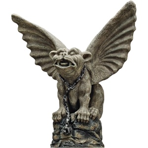 image:imageDesign Toscano JQ6627 Scaled Jurassic Pterodactyl Dinosaur Statuefull colorChained Cathedral Gargoyle