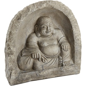 image:imageDesign Toscano Jolly Hotei Laughing Man Asian Decor IndoorOutdoor Garden Statue 26 inches tall Cast Stone Resin Two Tone Stone FinishBuddha Sanctuary Asian