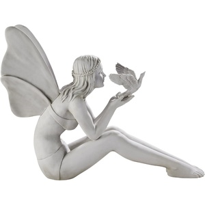 image:imageDesign Toscano KY71004 Fiona The Flower Fairy Garden Statue 17 Inch Antique StoneStatue