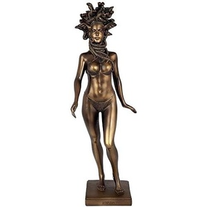 image:imageDesign Toscano KY71304 Hebe Greek Woman Patron of Youth IndoorOutdoor Garden Statue Large Size 10 inches Wide 32 inches Tall Handcast Polyresin Antique Stone FinishMedusa