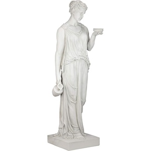 image:imageDesign Toscano KY71304 Hebe Greek Woman Patron of Youth IndoorOutdoor Garden Statue Large Size 10 inches Wide 32 inches Tall Handcast Polyresin Antique Stone FinishHebe Estate