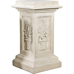 image:imageDesign Toscano KY992 Chatsworth Manor Neoclassical Pedestal Column Plant Stand Antique StoneChelsea