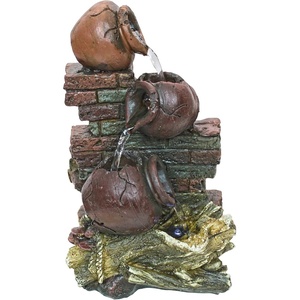 image:imageDesign Toscano LaTaverna Cascading Urns Illuminated Garden FountainVilla Lapiccolina