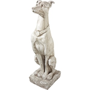image:imageDesign Toscano Mans Best Friend Dog with Basket Outdoor Garden Statue 8 Inches Wide 12 Inches Deep 19 Inches High Handcast Polyresin Antique Stone FinishAntique Stone