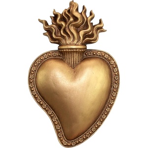 image:imageDesign Toscano Miraculous Medal Madonna Virgin Mary Italian Style Religious IndoorOutdoor Garden Statue 23 Inch Cast Stone Resin Full Color FinishGold