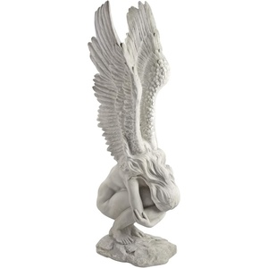 image:imageDesign Toscano NG33765 Remembrance and Redemption Angel Religious Garden Statue Medium 15 Inch IvoryLARGE REMEMBRANCE AND REDEMPTION