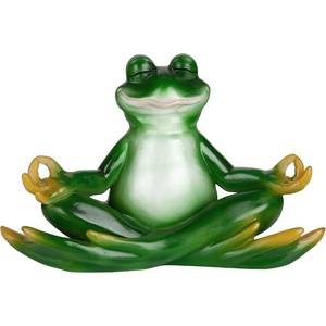 image:imageDesign Toscano QM13096 Zen Yoga Frog Statue 12 Inch Full ColorYoga Frog