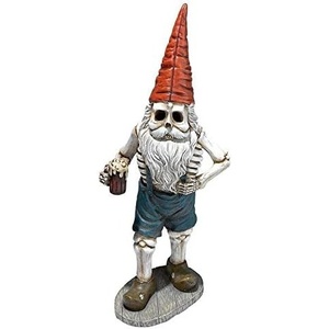 image:imageDesign Toscano QM14020 Garden Gnome Statue  Otto Fully Krausened Elf Gnome  Naughty Gnomes  Drunk Gnome Statue full colorHans