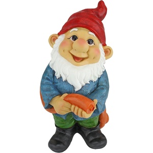 image:imageDesign Toscano QM16035 Garden Gnome Statue  Pool Party Pete Naked Gnome  Outdoor Garden Gnomes  Funny Lawn Gnome Statuesfull colorHose It Off