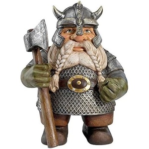 image:imageDesign Toscano QM16035 Garden Gnome Statue  Pool Party Pete Naked Gnome  Outdoor Garden Gnomes  Funny Lawn Gnome Statuesfull colorViking Valhalla