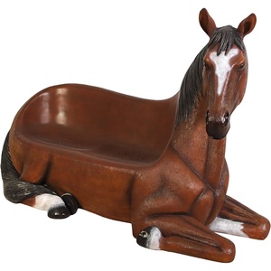 image:imageDesign Toscano Saddle Up Horse Bench Sculpture