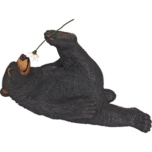 image:imageDesign Toscano Smell The Flowers Garden Bear Statue