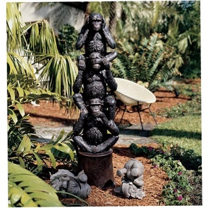image:imageDesign Toscano The HearNo SeeNo SpeakNo Evil Monkeys Statue Grande Faux Bronze FinishMonkeys