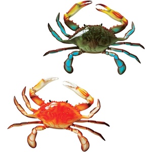 image:imageDesign Toscano Tropical Crabs Wall Sculpture Set of 2