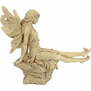 image:imageDesign Toscano Twinkle Toes Fairy Garden Statue 13 Inch Polyresin Ancient Ivory