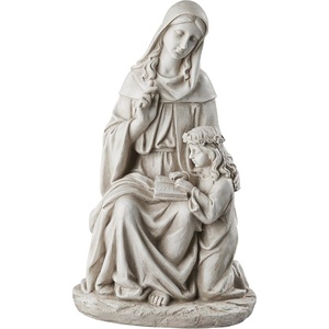 image:imageDesign Toscano Virgin Mary Blessed Mother of Immaculate Conception Religious Garden Statue 23 Inch Tall Cast Stone Resin Full Color Finish12 inches