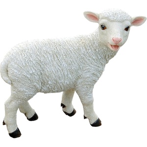 image:imageDesign Toscano Yorkshire Lamb Garden Statue Standing Lamb 15 InchStanding