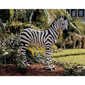 image:imageDesign Toscano Zora the Zebra Outdoor Garden Statue 22 Inch Polyresin Full ColorZairen