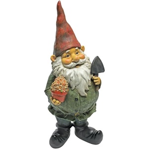 image:imageGarden Gnome Statue  Dagobert with Gifts Garden Gnome  Lawn GnomeDagobert With Gifts