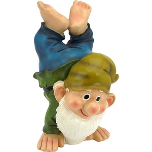 image:imageGarden Gnome Statue  Handstand Henry  Lawn GnomeHandstand Henry