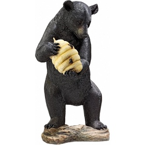 image:imageWater Fountain  Rocky Mountain Splash Black Bears Garden Decor Fountain  Outdoor Water FeatureBeehive Black Bear