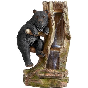 image:imageWater Fountain  Rocky Mountain Splash Black Bears Garden Decor Fountain  Outdoor Water FeatureBlack Bear Necessities