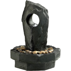 image:imageWater Fountain with LED Light  Kandinsky Spiral Garden Decor Fountain  Outdoor Water FeatureGropius Infinity