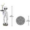 image:imageDesign Toscano Bones the English Skeleton Butler Gothic Pedestal Table 36 Inch Polyresin Full ColorCL984Roswell