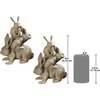 image:imageDesign Toscano Bunched Bunnies Cast Iron Statue BronzeSet of 2