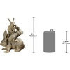image:imageDesign Toscano Bunched Bunnies Cast Iron Statue BronzeSingle