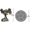 image:imageDesign Toscano Forging Strength American Bald Eagle Art Deco Statue 14 Inch Polyresin Bronze FinishQS7373Forging Strength