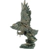 image:imageDesign Toscano Forging Strength American Bald Eagle Art Deco Statue 14 Inch Polyresin Bronze FinishQS7373Victors Eagle