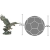 image:imageDesign Toscano Forging Strength American Bald Eagle Art Deco Statue 14 Inch Polyresin Bronze FinishQS7373Victors Eagle