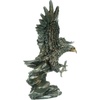 image:imageDesign Toscano Forging Strength American Bald Eagle Art Deco Statue 14 Inch Polyresin Bronze FinishQS7373Victors Eagle